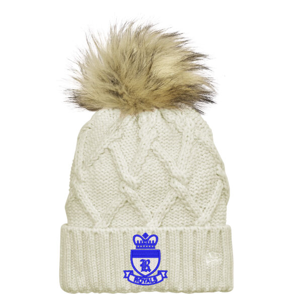 Faux Fur Pom Beanie Thumbnail